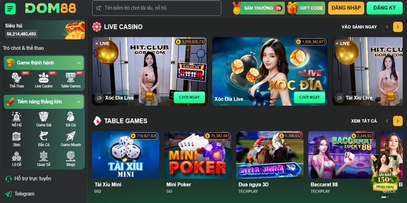 Nhà cái có kho trò chơi vừa đa dạng vừa thú vị