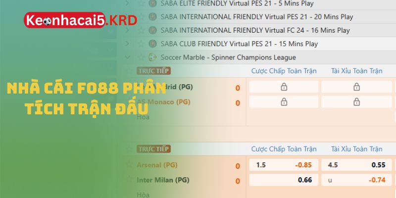 Nhà cái Fo88 phân tích trận đấu